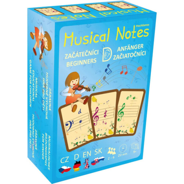 Notové karty Začátečníci