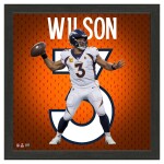 Obraz Denver Broncos NFL Russell Wilson #3 Impact Jersey