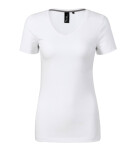 Action V-neck tričko dámské bílá M