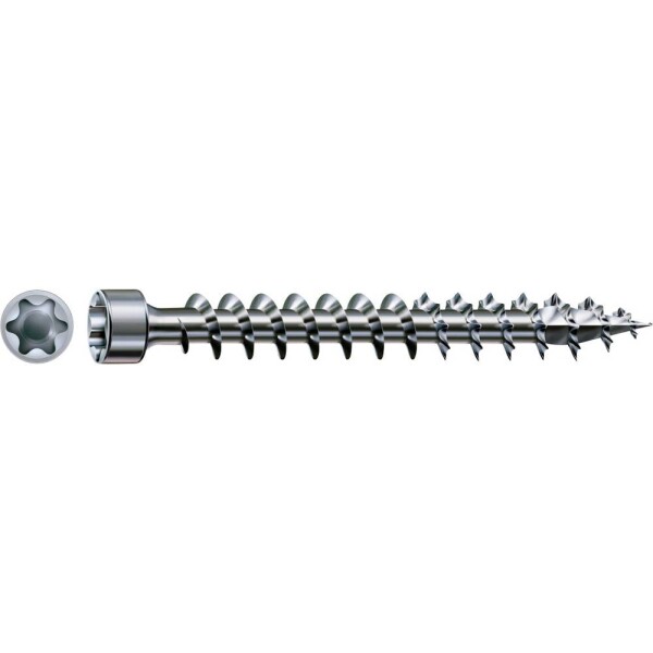 SPAX 1211010601205 sada kulatých šroubů do plechu 6 mm 120 mm T-STAR plus ocel 100 ks