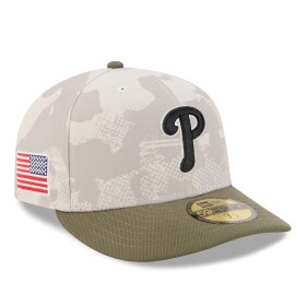 New Era Pánská kšiltovka Philadelphia Phillies MLB 2025 Authentic Armed Forces Pre-Curved 59FIFTY Fitted Velikost: 7 5/8
