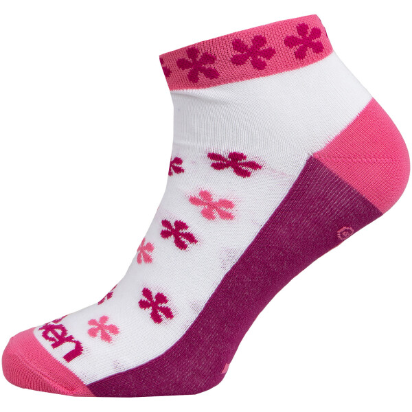 Ponožky Eleven Luca Flower Pink Velikost: L (42-44)