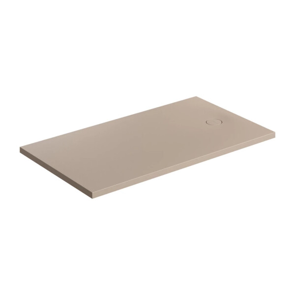 OMNIRES - AQUAROCK kompozitní sprchová vanička protiskluzová, 80 x 140 cm, dune beige mat AQUAROCK80-140DB