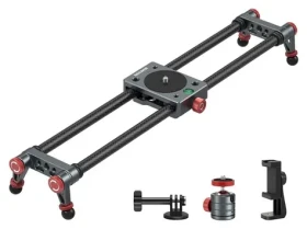 Neewer CS1M / Kamerový slider / Uhlíková vlákna / 40 cm / Nosnost 2 kg / Mini kulová hlava (CS1M)