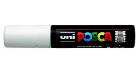 POSCA PC-17K bílá / Akrylový popisovač / hrot dláto / šířka stopy 15 mm (186301)