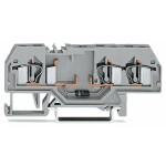 WAGO 281-673/281-410 diodová svorka 6 mm pružinová svorka osazení: L šedá 50 ks