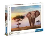 Clementoni Puzzle - Africký západ slunce, 500 dílků - Rossi