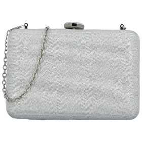 Módní dámské psaníčko Michelle Moon Atreya, stříbrné