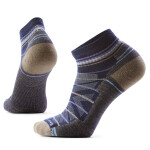 Unisex merino turistické ponožky SMARTWOOL Hike Light Cushion Pattern Ankle Socks, Nightfall Blue velikost: 42-45 (L)