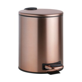 HOPA - Odpadkový koš „Soft Close“, 5l, 205×265×205 mm - Barva - Růžové zlato broušená KDBE155315010