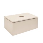 Koupelnová skříňka s krycí deskou SAT Feel 80x30x46 cm pískově béžová mat SATFEEL80BED SATFEEL80BED