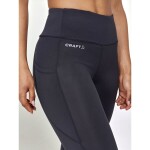 Běžecké 3/4 kalhoty CRAFT ADV ESSENCE CAPRI TIGHTS černé Velikost textilu: