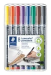 Staedtler Lumocolor permanent F / Popisovač / sada 8 ks / 8 barev / stopa 0,6 mm (318 WP8)