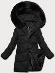 Černá dámská zimní bunda s kapucí J Style (16M9192-392) odstíny černé XXL (44)