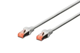 Digitus CAT 6 šedá / Patch kabel / S/FTP / AWG 27/7 / 0,5 m (DK-1644-005)