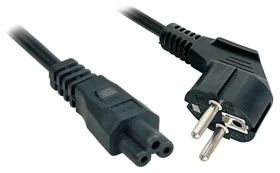 Lindy černá / Napájecí kabel / Schuko - IEC C5 / 5 m (30407)