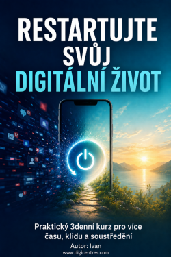 Restartujte svůj digitální život. Praktický 3denní kurz pro více času, klidu a soustředění - Ivan