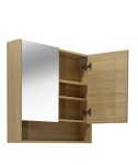 Zrcadlová skříňka Naturel Lucca 80x75 cm lamino dub LUCCA80CABD LUCCA80CABD