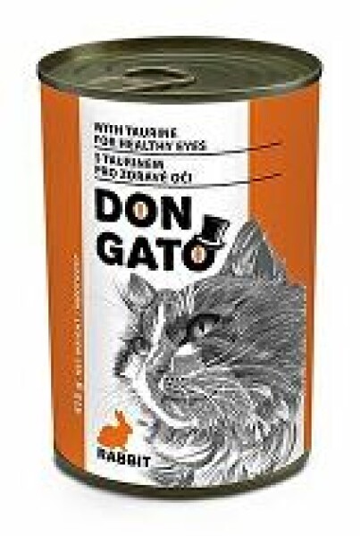Don Gato cat konz. králičí 415g