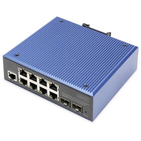 Digitus DN-651157 průmyslový ethernetový switch, 8 + 2 porty, 1 GBit/s