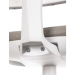 Dětská židle, šedá síťovina, černý plastový kříž, kolečka na tvrdé podlahy