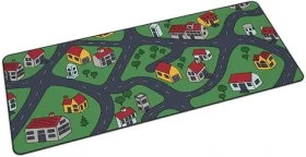 KRUX Space City XXL zelená / Podložka pod myš / 97 x 40 x 0.3 cm (KRXG001)