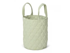 Little Dutch Košík textilní oboustranný extra velký Pure Sage (DE30315036LD)