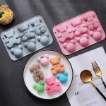Dortisimo Silikonová forma Medvídci (na 6 ks) 4,5 cm