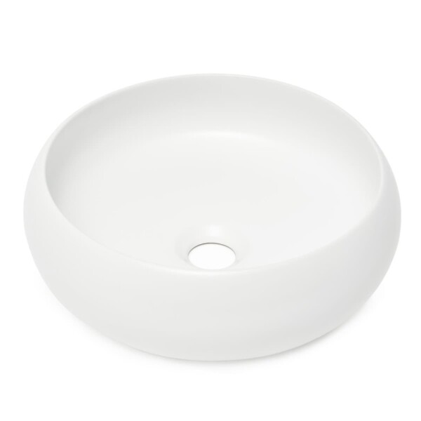 Umyvadlo na desku SAT Feel 36x36 cm matné bez přepadu SATUMFEEL3636M SATUMFEEL3636M