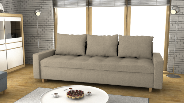 FRONTI Pohovka DREAMER světlehnědá - SAWANA 17 17448