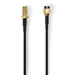 Nedis Anténní kabel RP-SMA černá / Anténní kabel / RP-SMA - RP-SMA / 50 Ohm / 2 m (CSGL02210BK20)