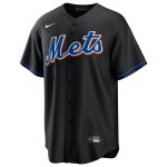 Nike Pánský dres New York Mets MLB Francisco Lindor #12 - Černá Velikost: XL