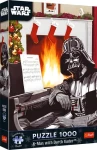 TREFL Puzzle Premium Plus Star Wars: Vánoce s Darth Vaderem