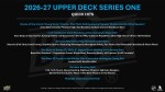 Hokejové karty NHL 2026-27 Upper Deck Series 1 Hockey Hobby Balíček