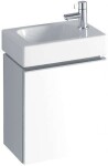GEBERIT - iCon Umývátko bez přepadu s otvorem vpravo, 38x28 cm, bílá 124736000