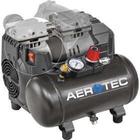 Aerotec SUPERSIL 6 / Bezolejový kompresor / 750W / 65 l-m / 8 bar / 6 L / 1450 ot-min (2010261-AR)