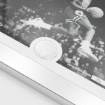 Obraz Chicago Bulls NBA Michael Jordan Reverse Dunk Silver Coin