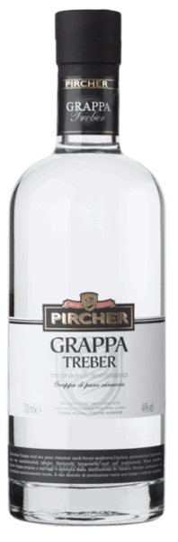 Pircher Treber Grappa 44% 0,7 l (holá lahev)