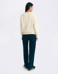 Thinking MU Cloud Sheep Bonnie Sweatshirt WHITE S