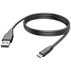 Hama Nabíjecí kabel USB USB 2.0 USB-A zástrčka, USB-C ® zástrčka 3.00 m černá 00201597
