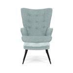 Relaxační křeslo, modrá, sametová látka, AK-303 BLUE2