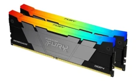 Kingston FURY Renegade RGB 64GB (2x 32GB) DDR4 3600MHz / CL18 / DIMM / 1.35V / Non-ECC / Un-Registered (KF436C18RB2AK2/64)