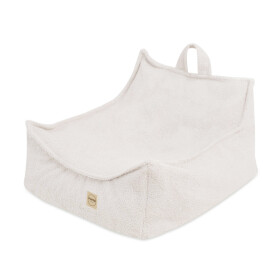 PLUSH NEST PLUSH NEST Dětské čtvercové křesílko Puffy Beránek 77 × 67 × 50 cm krémové