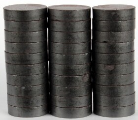 Magnety kulaté 20mm/30ks - šedé