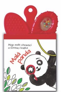 Malá panda Moje Malá chrastící kousací knížka