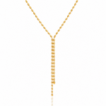 ELENYS Sway – pozlacený náhrdelník 18K žluté zlato Délka: 44+5 cm / max. 49 cm