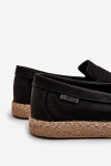 Pánské Eco Suede Espadrilky Big Star Black Velikost: 43