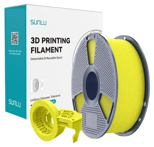 Sunlu PETG High-Speed Matte žlutá / struna pro 3D tiskárnu / PETG / 1kg (PETG H-S M Y)