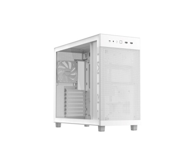 ASUS case PRIME AP303 TG WHITE, ATX, průhledná bočnice,1x120mm, bílá EDF_1887704