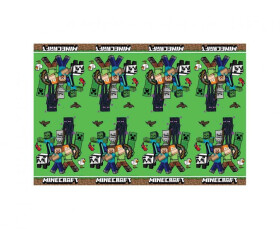 Ubrus Minecraft TNT plastový 120 cm x 180 cm Ubrus Minecraft TNT plastový 120 cm x 180 cm